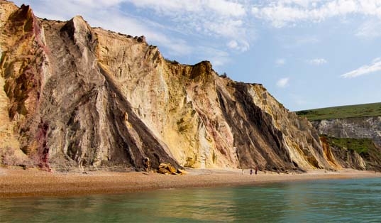 Alum Bay, image courtesy of Visit Isle of Wight